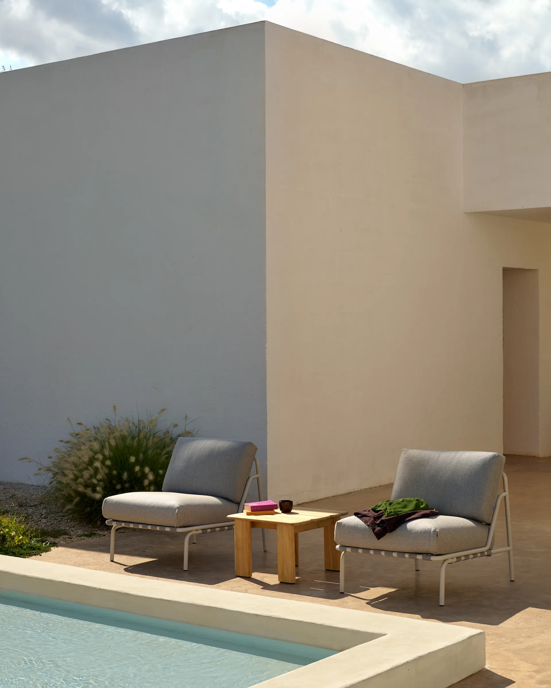 Assemble tavolino da salotto, Teak, 55x55 cm Muuto