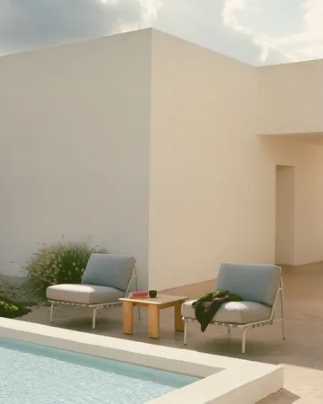 Assemble tavolino da salotto - Teak, 55x55 cm - Muuto