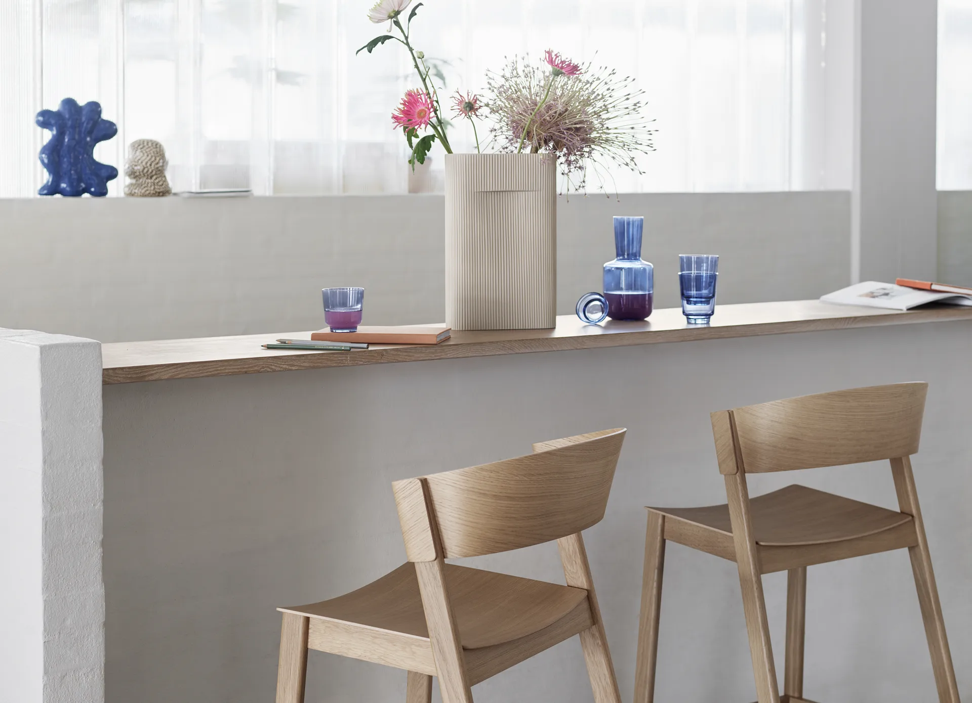 Caraffa Raise, Indigo Muuto