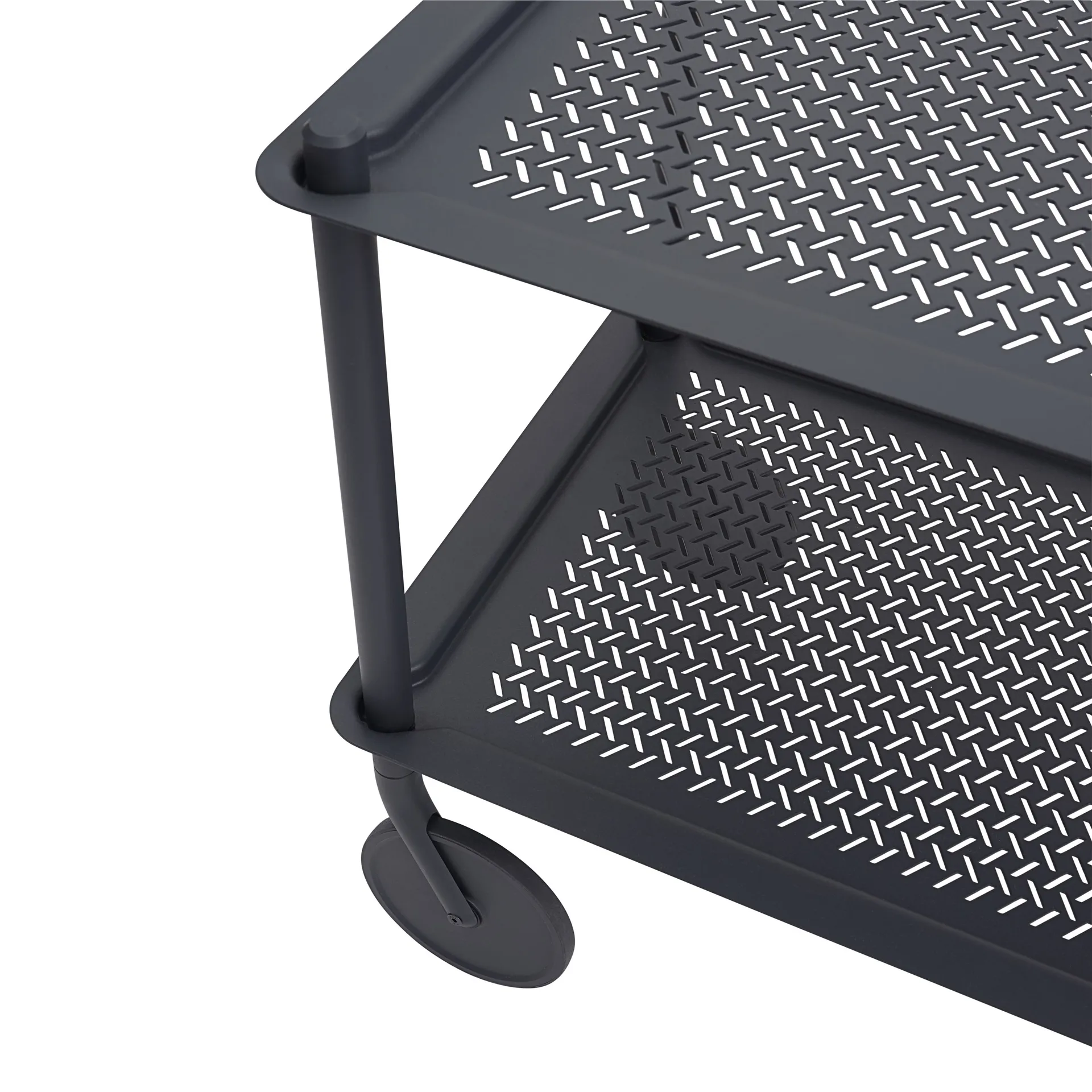 Carrello 2-layer Flow 57 cm, Blu-grigio Muuto