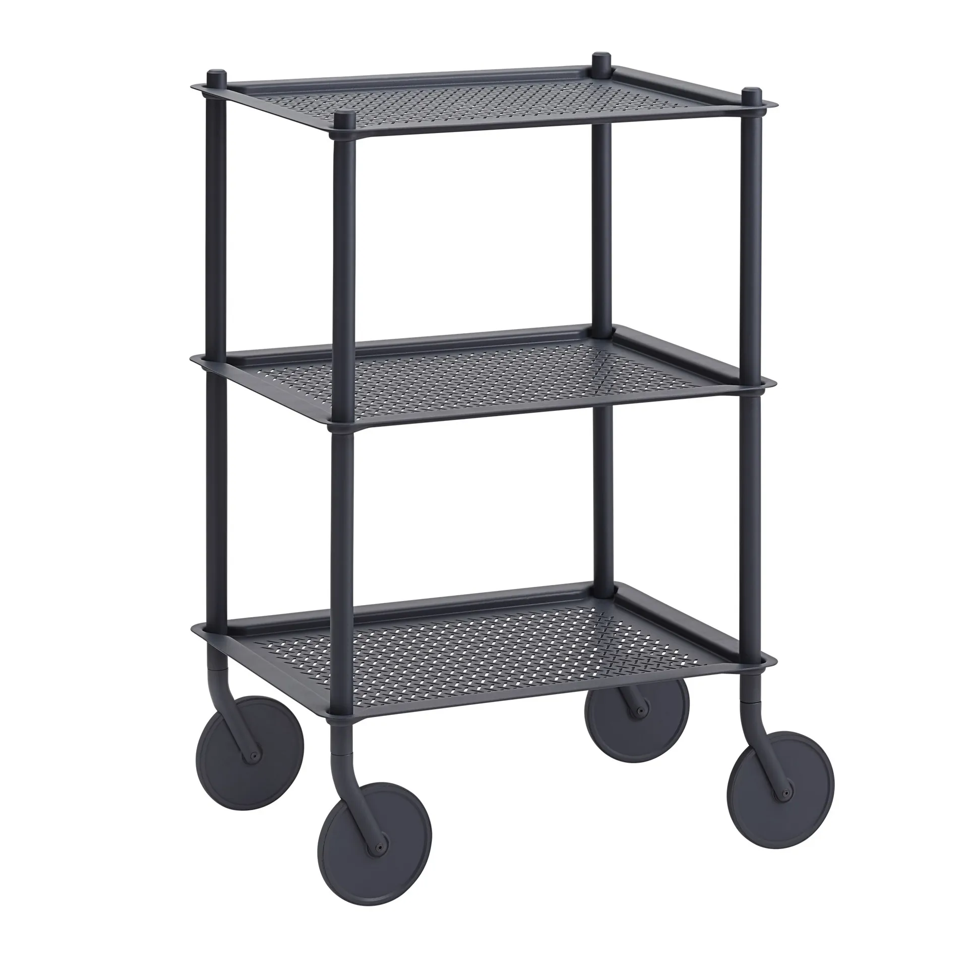 Carrello Flow 3-layer 90 cm, Blu-grigio Muuto