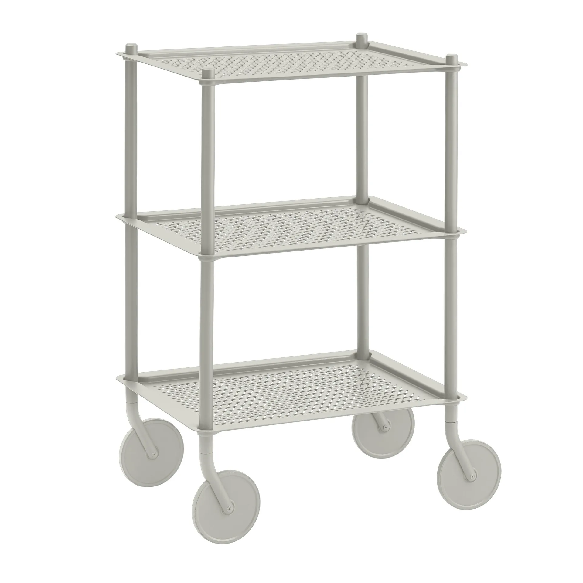 Carrello Flow 3-layer 90 cm, Grigio Muuto