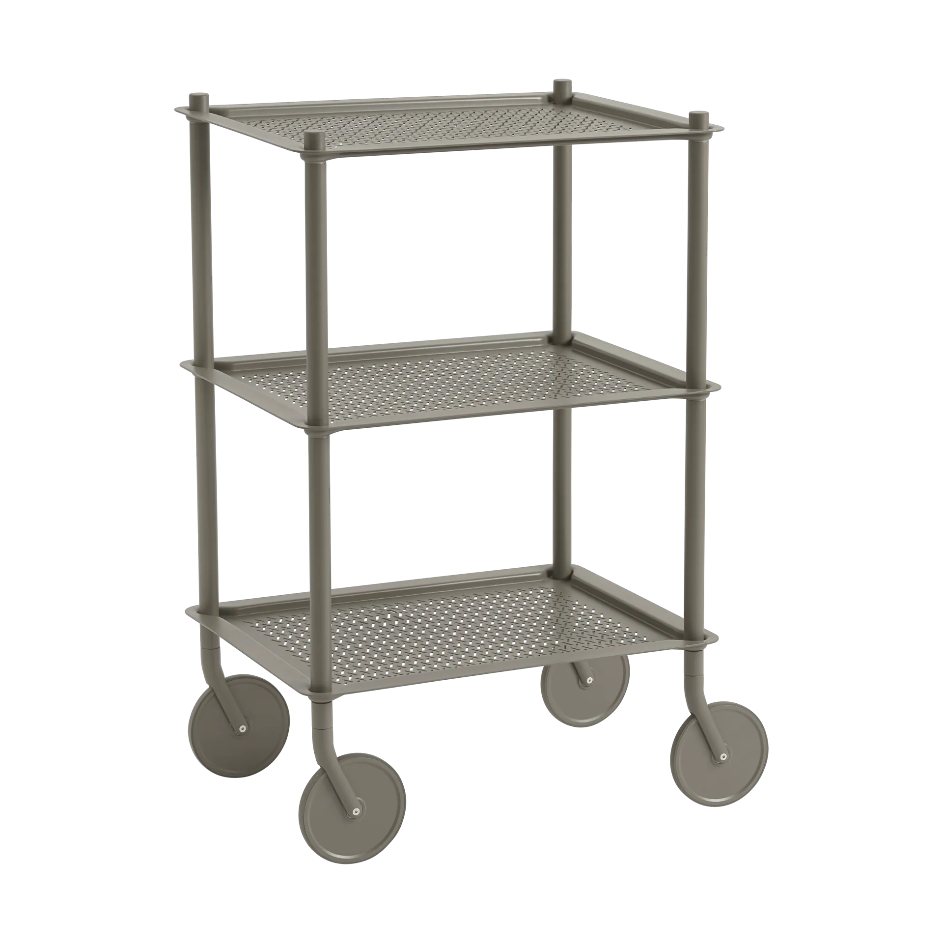 Carrello Flow 3-layer 90 cm, Taupe Muuto