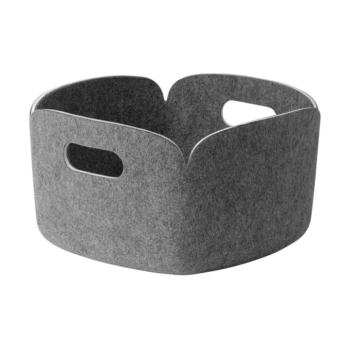 Cesta portaoggetti Restore 28x28 cm - Grigio mélange - Muuto
