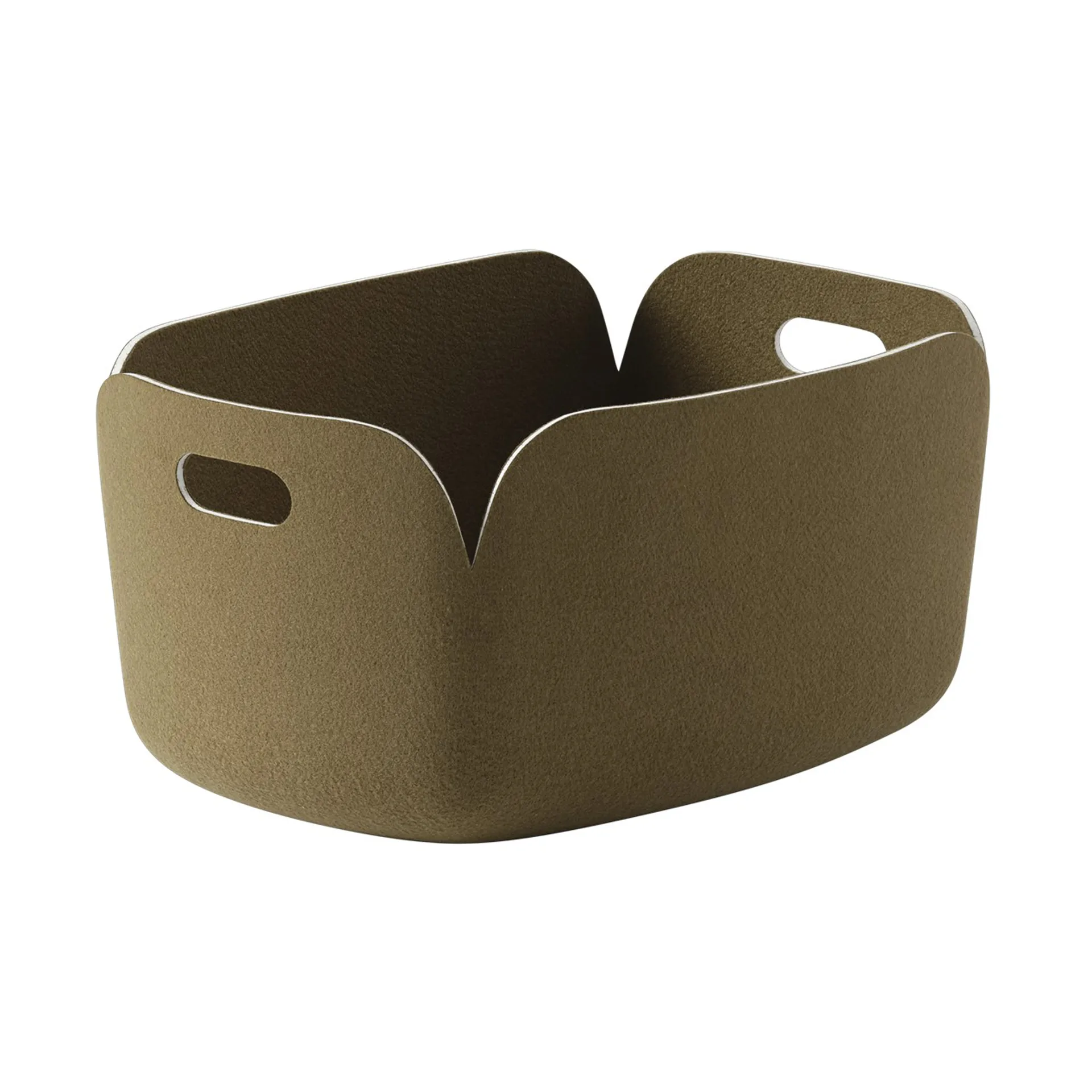 Cesto portaoggetti Restore, Dark brown metallic Muuto