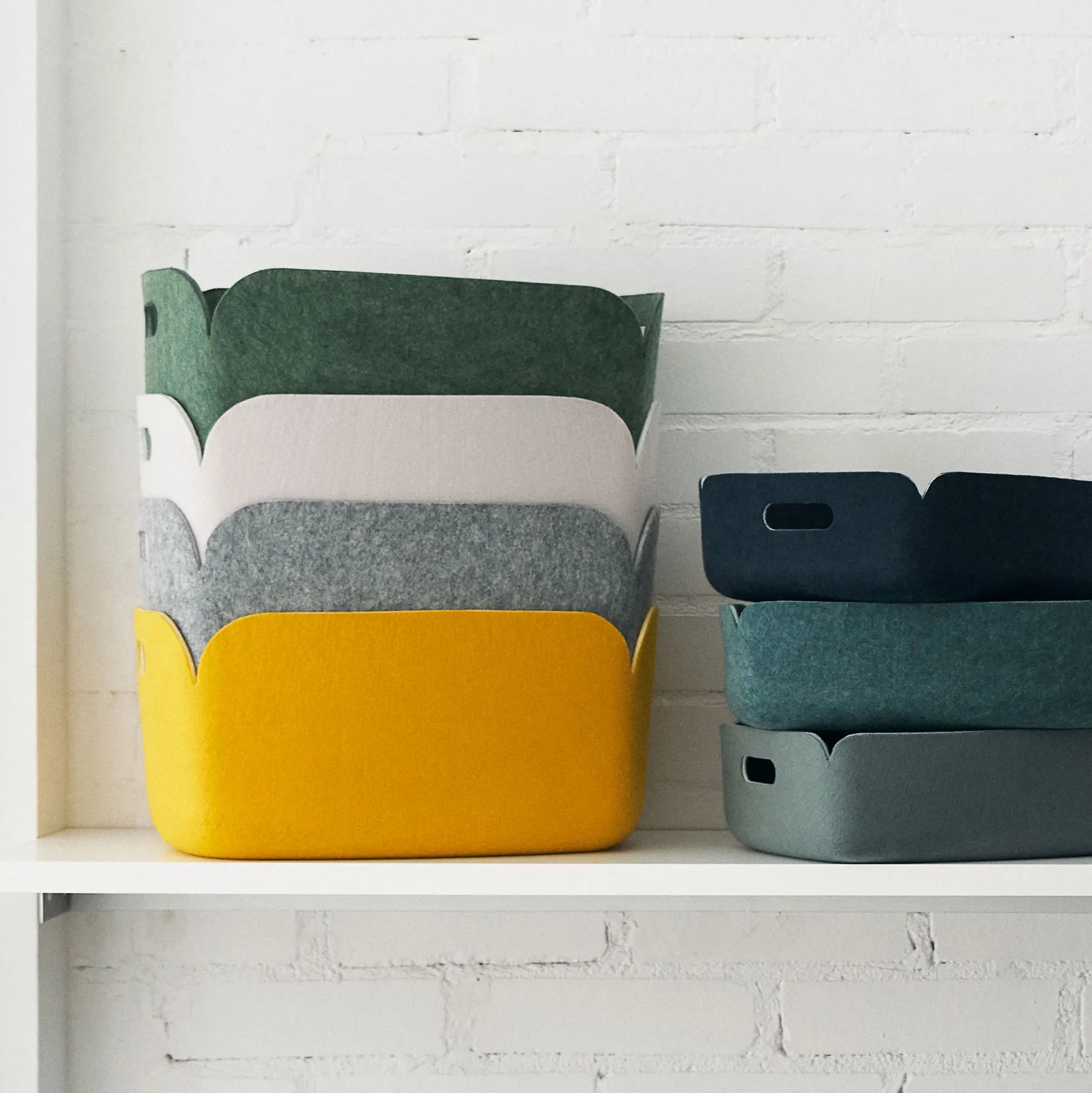 Cesto portaoggetti Restore, giallo Muuto