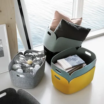 Cesto portaoggetti Restore - giallo - Muuto