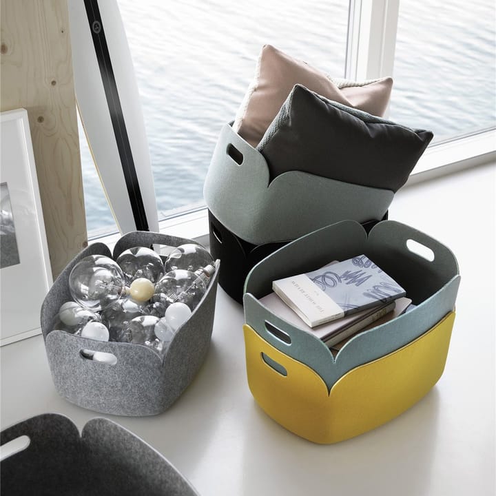 Cesto portaoggetti Restore, grigio chiaro Muuto
