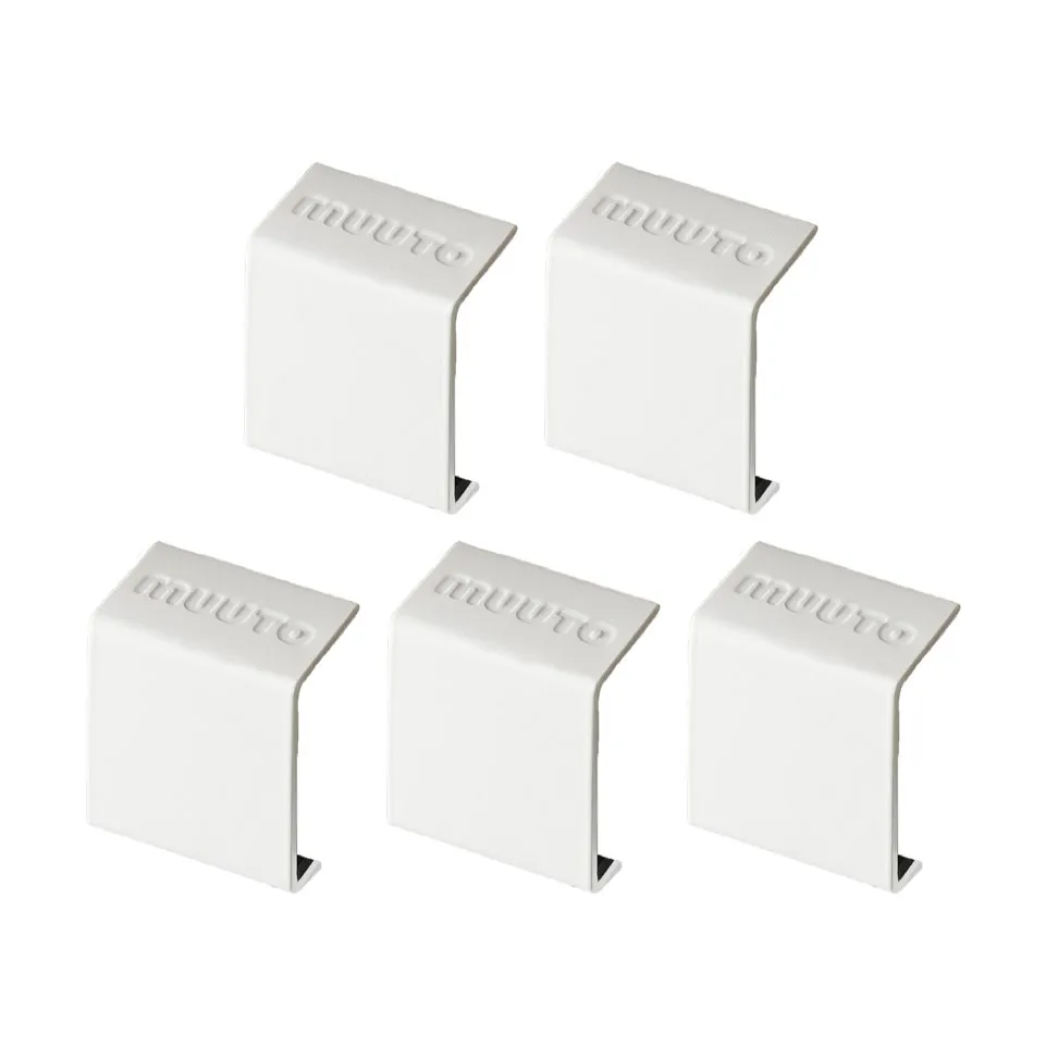 Clip per Mini Stacked 2.0, confezione da 5, bianco Muuto
