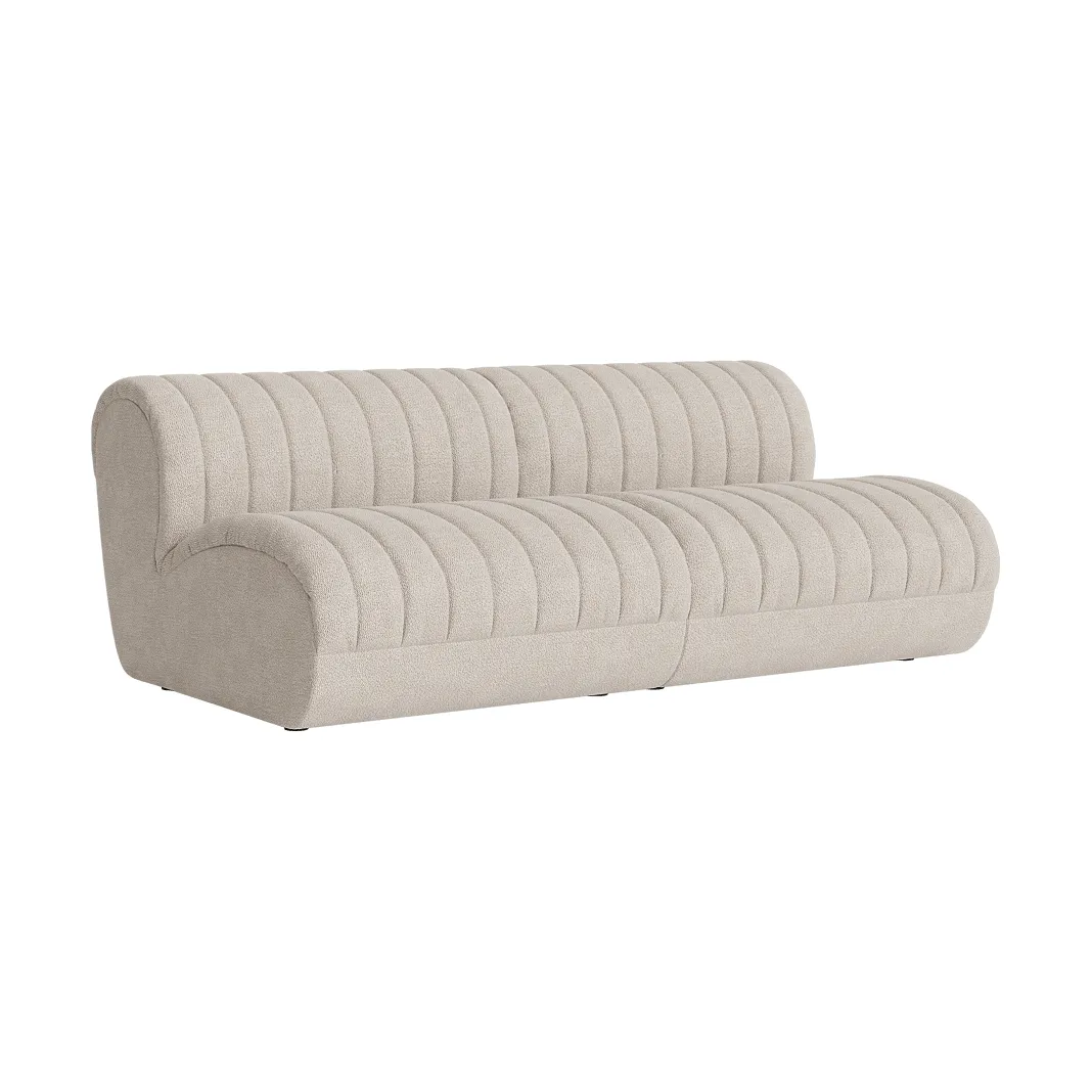 Coltre divano modulare, Configurazione 1, turf-sand, 2 posti Muuto