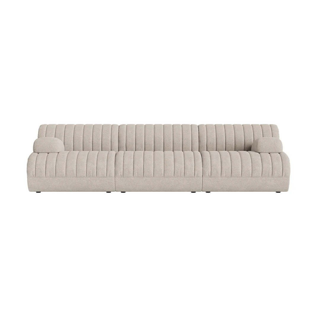 Coltre divano modulare, Configurazione 2, turf-sand, 3 posti Muuto