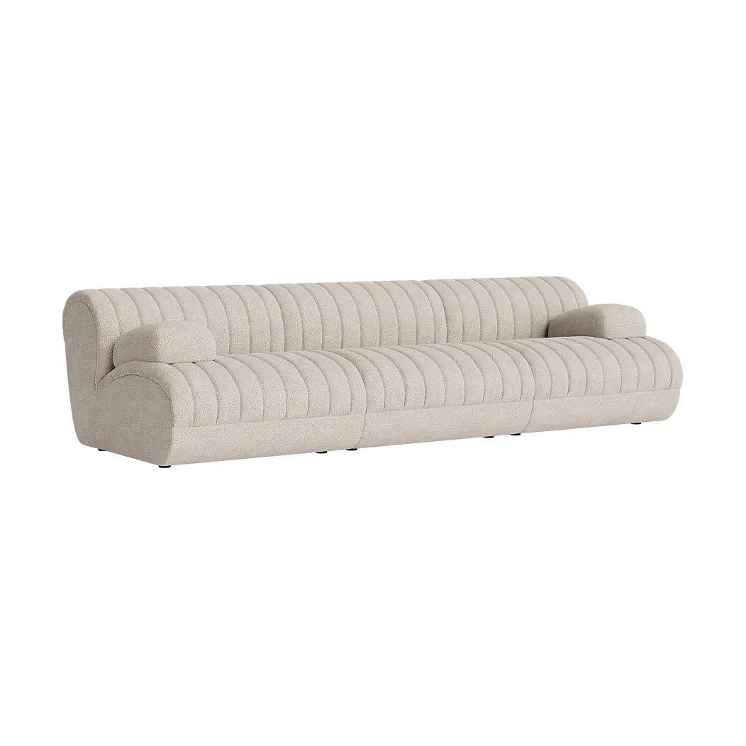 Coltre divano modulare, Configurazione 2, turf-sand, 3 posti Muuto