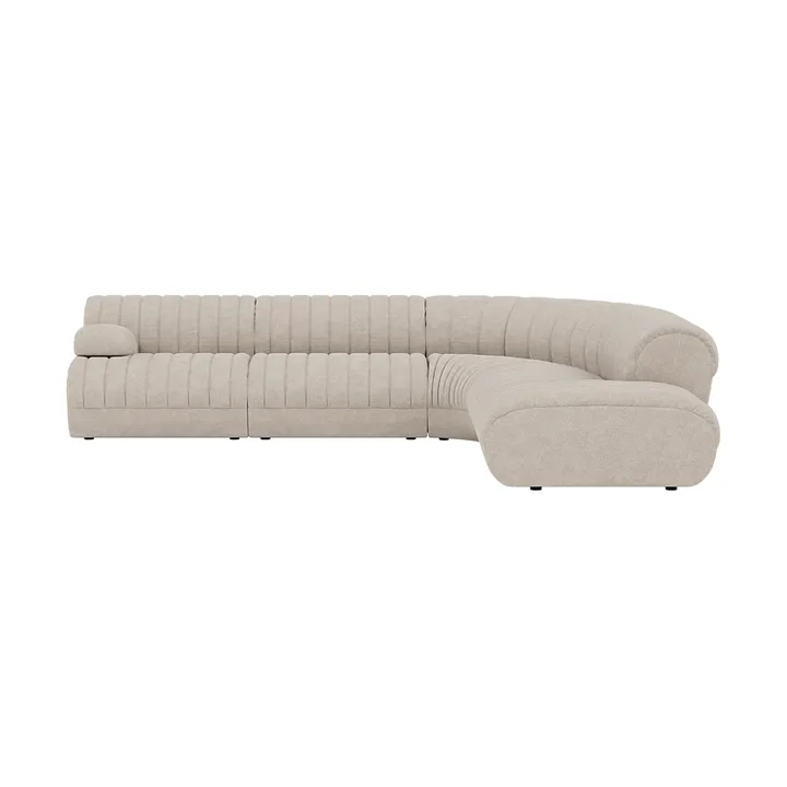 Coltre divano modulare - Configurazione 2, turf-sand, divano angolare - Muuto