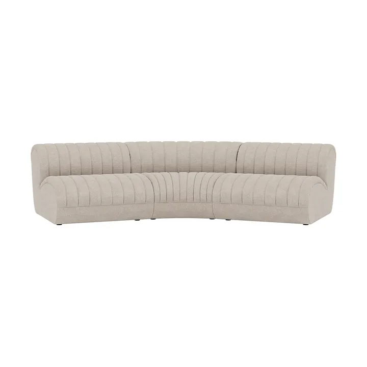 Coltre divano modulare - Configurazione 4, turf-sand, 3 posti - Muuto