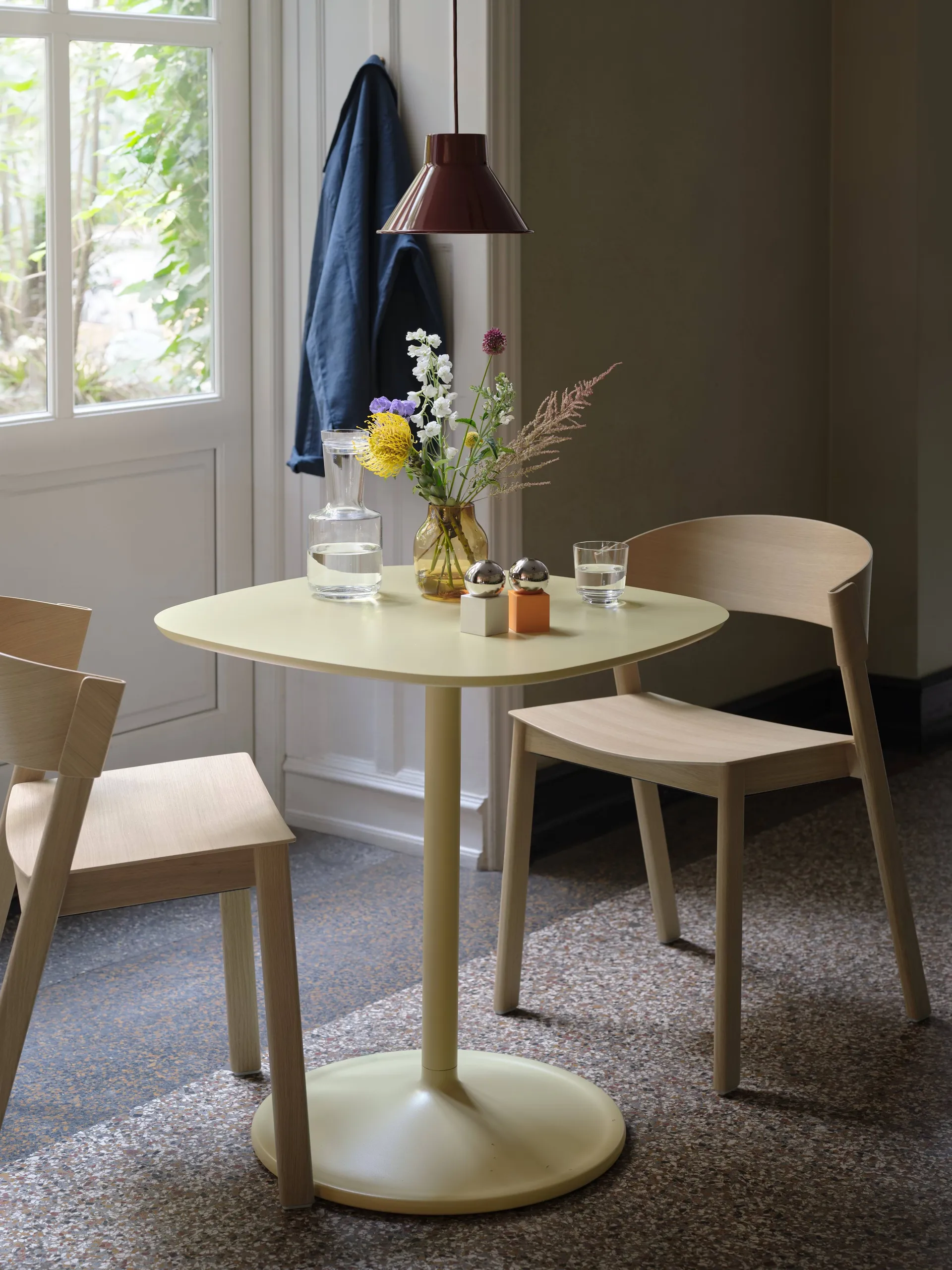 Cover Side Chair leather, Cognac-rovere Muuto