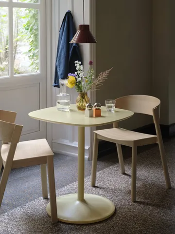 Cover Side Chair leather - Cognac-rovere - Muuto