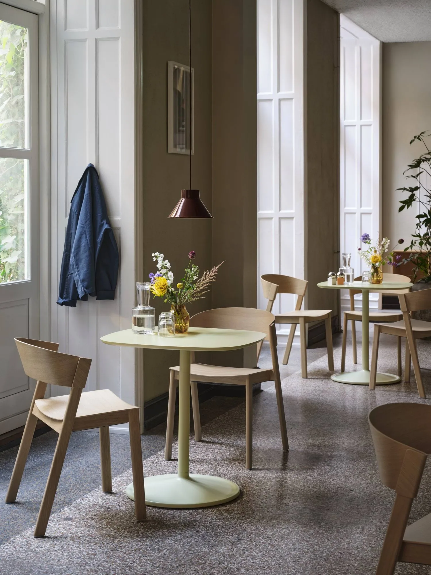 Cover Side Chair leather, Cognac-rovere Muuto