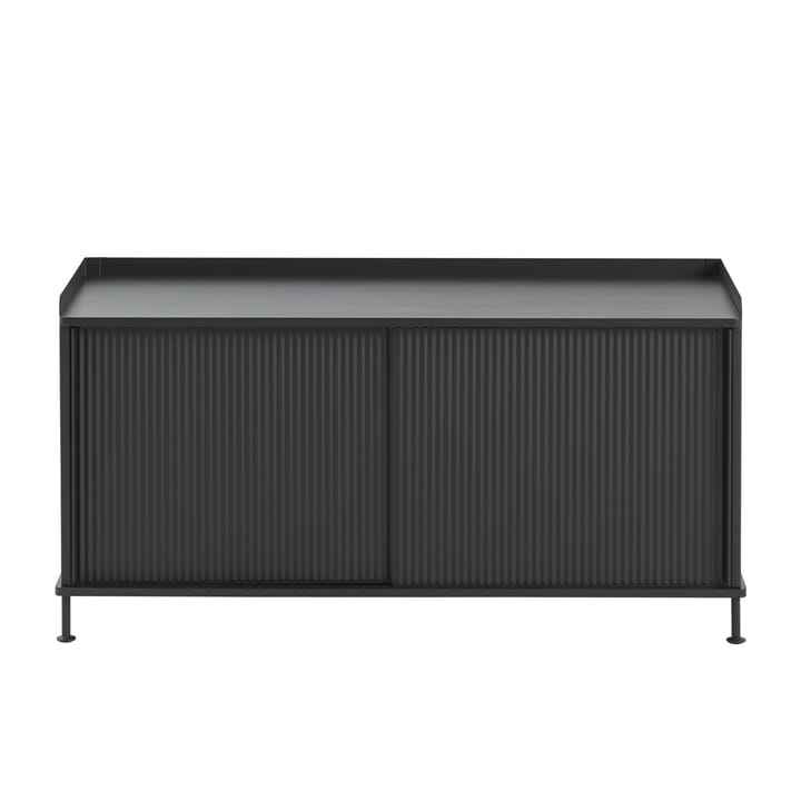 Credenza Enfold bassa 125x45x63 cm - Black-Black - Muuto