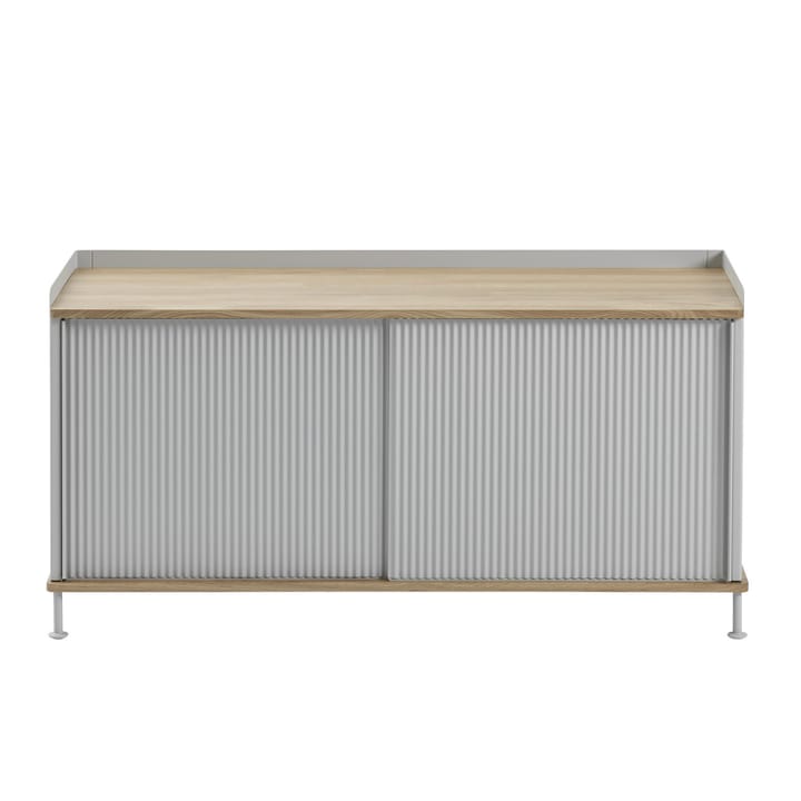 Credenza Enfold bassa 125x45x63 cm - Oak-Grey - Muuto