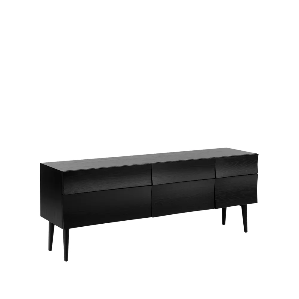 Credenza Reflect, nero, grande Muuto