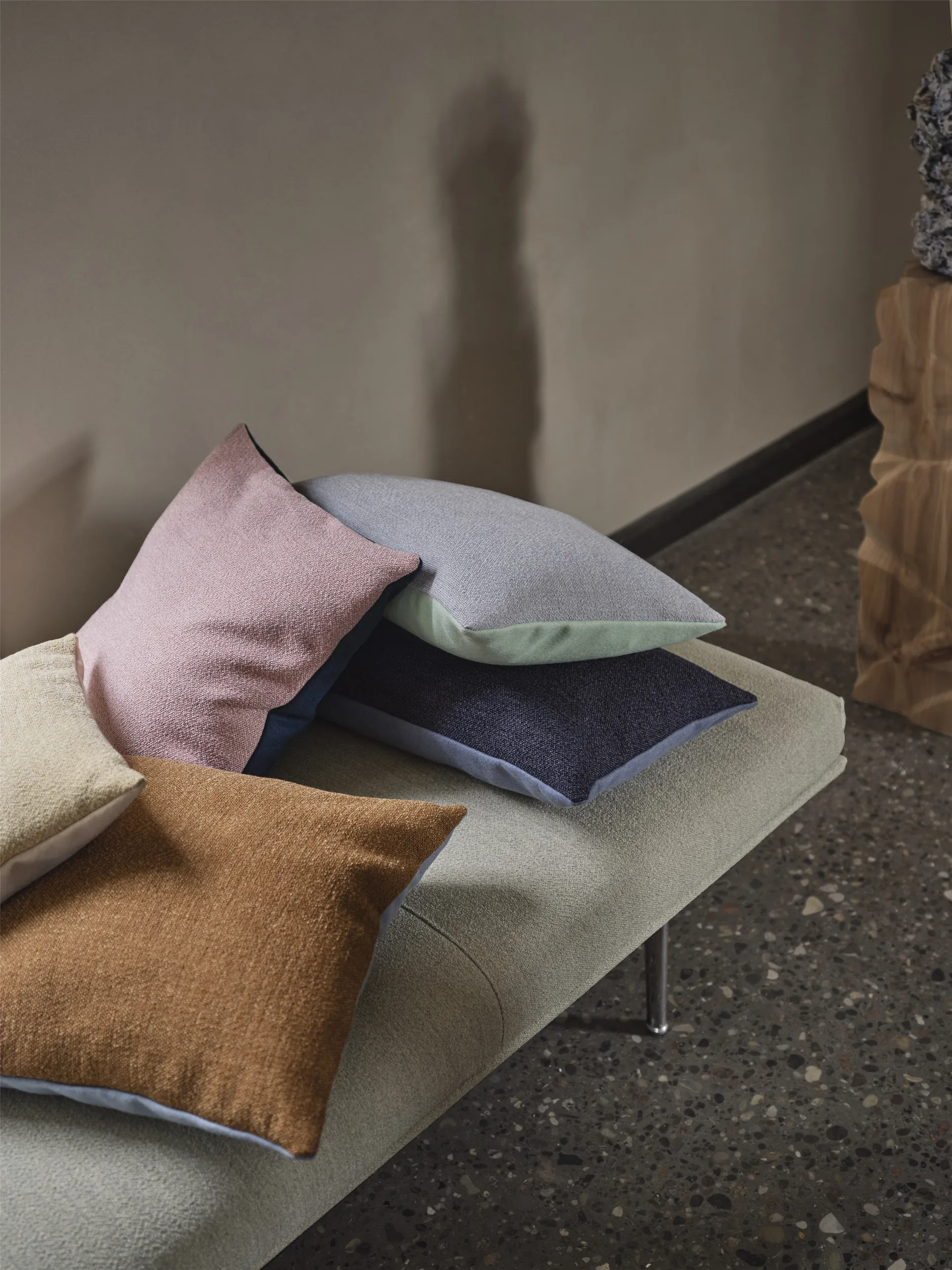 Cuscino Mingle 45x45 cm, Midnight blue Muuto