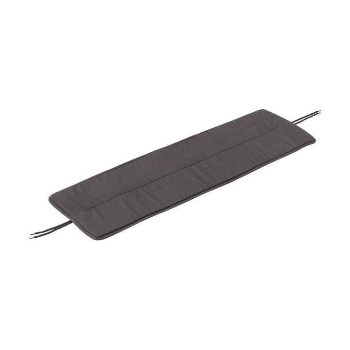 Cuscino per panchina in acciaio Linear 110x32,5 cm - Grigio scuro - Muuto