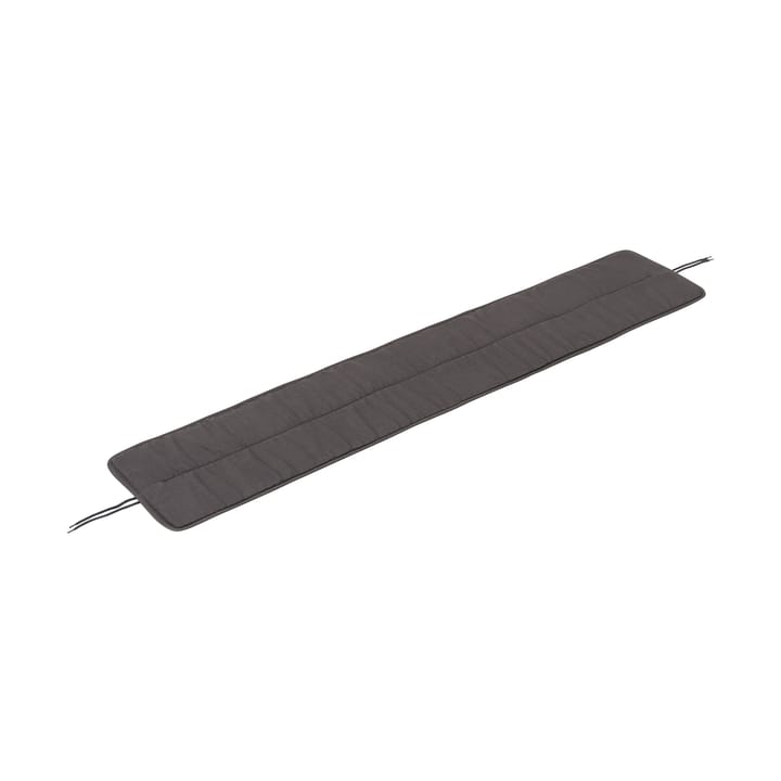 Cuscino per panchina in acciaio Linear 170x32,5 cm - Grigio scuro - Muuto