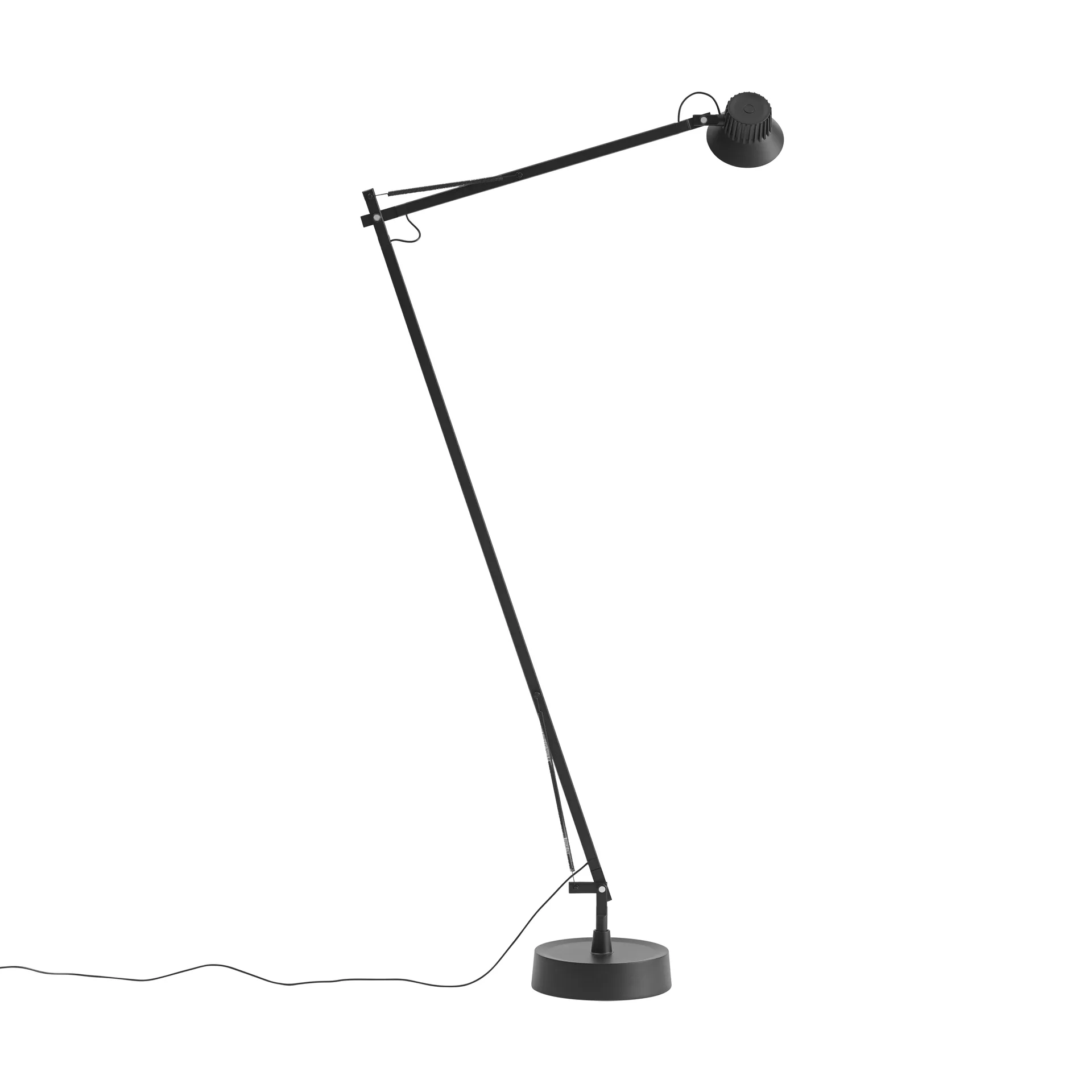 Dedicate lampada da pavimento, Nero, 112 cm Muuto