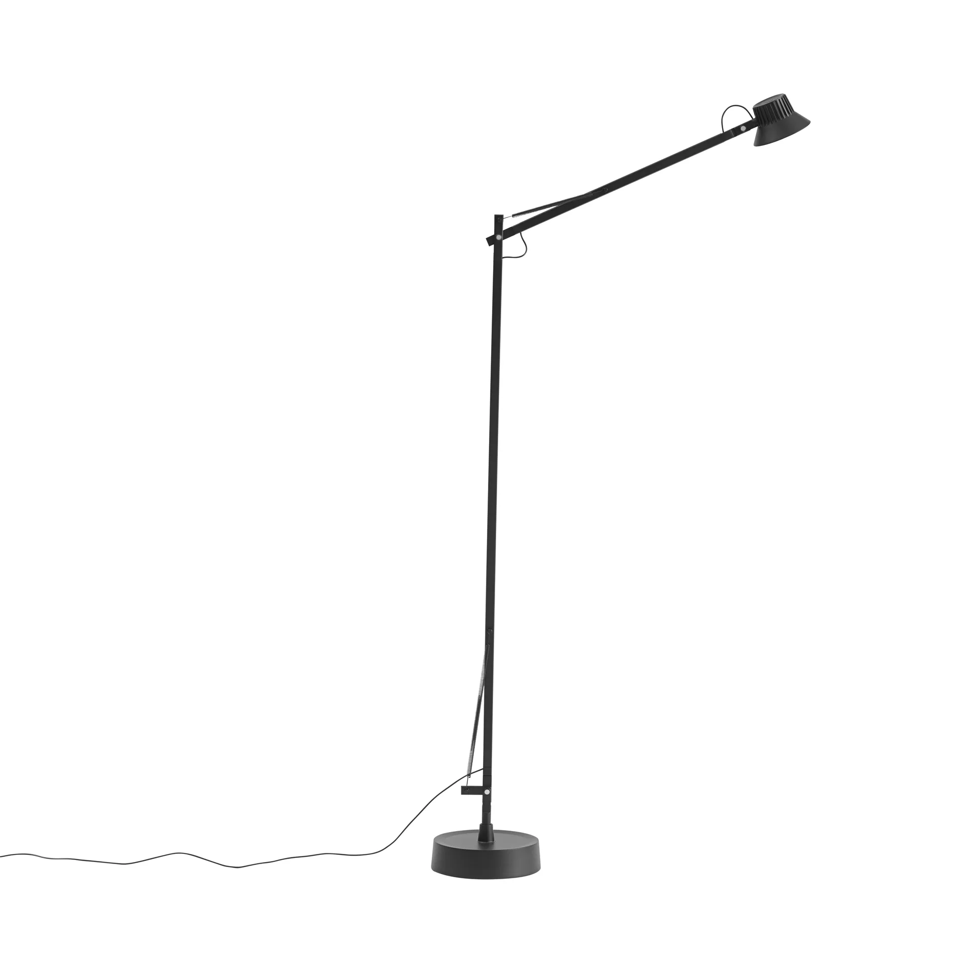 Dedicate lampada da pavimento, Nero, 112 cm Muuto