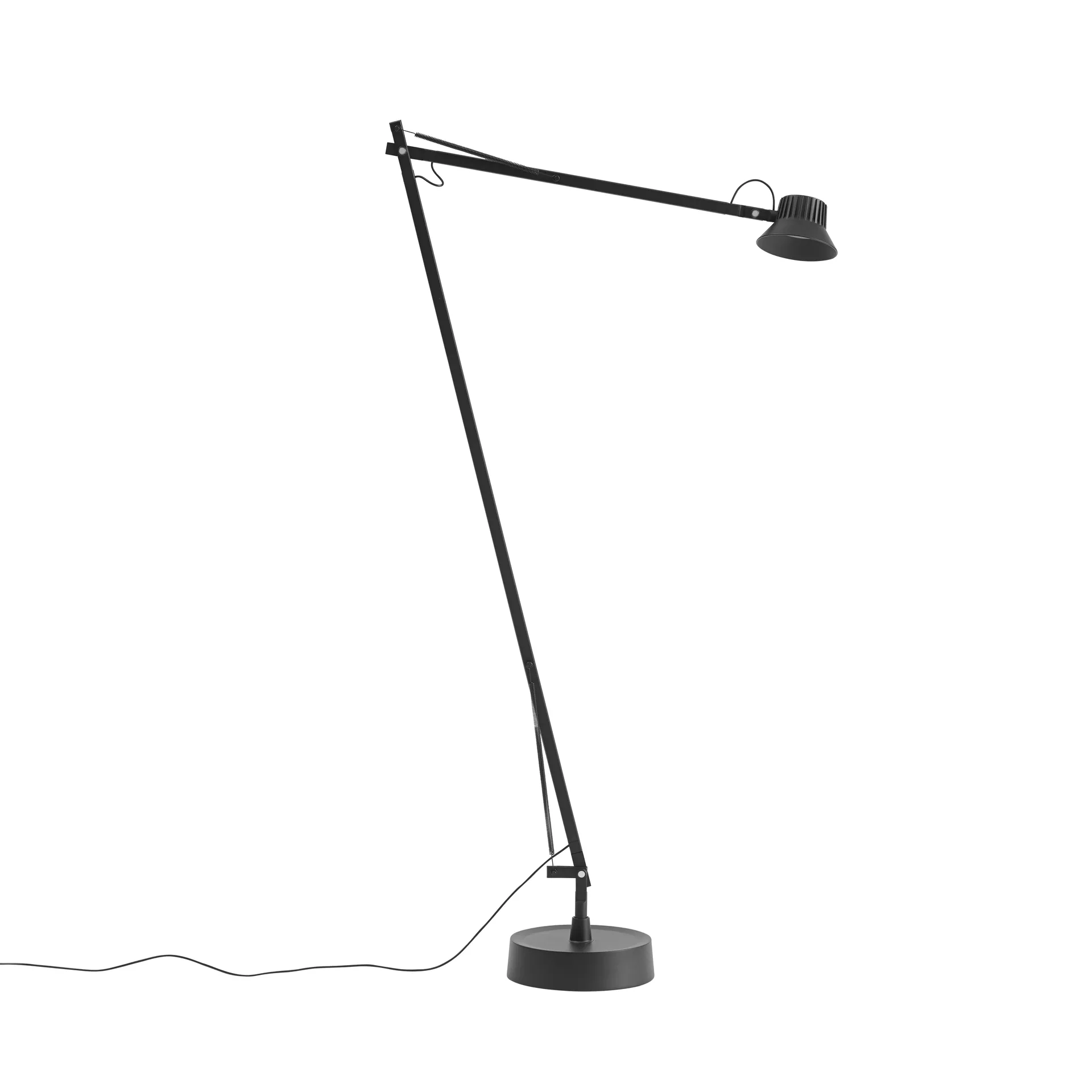 Dedicate lampada da pavimento, Nero, 112 cm Muuto