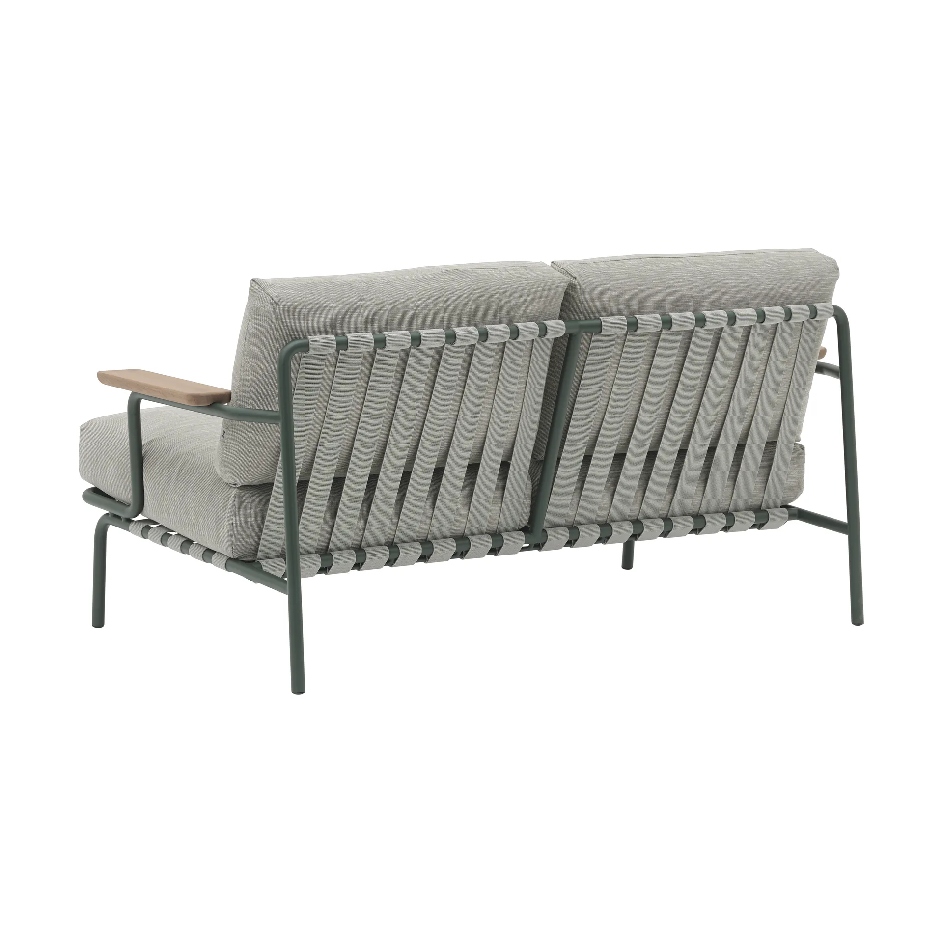 Divano a 2 posti Settle, Ribbed Weave 2 Dark green Muuto