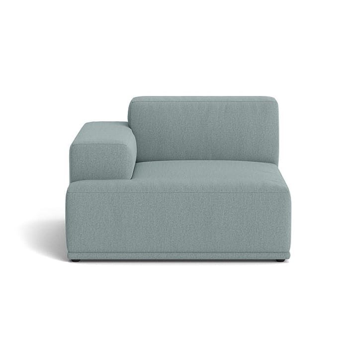 Divano modulare Connect soft Re-wool nr.718 azzurro chiaro - Bracciolo sinistro (A) - Muuto