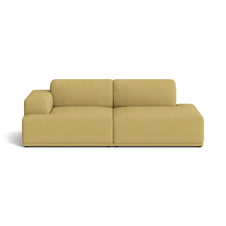 Divano modulare morbido Connect a 2 posti A+D no.407,  Muuto