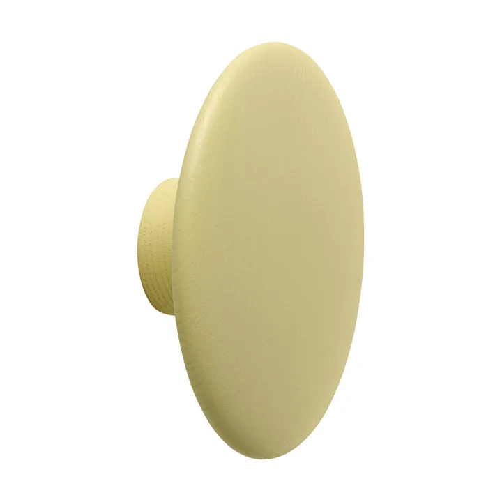 Dots Wood appendiabiti - Yellow-beige, Ø13 cm - Muuto