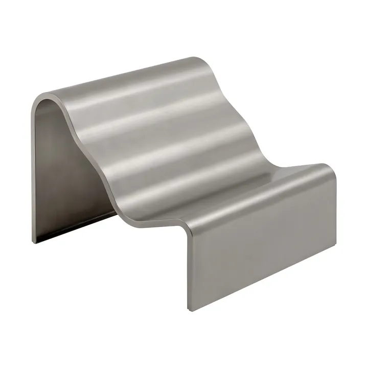 Dream View panca - Acciaio spazzolato, 100 cm - Muuto