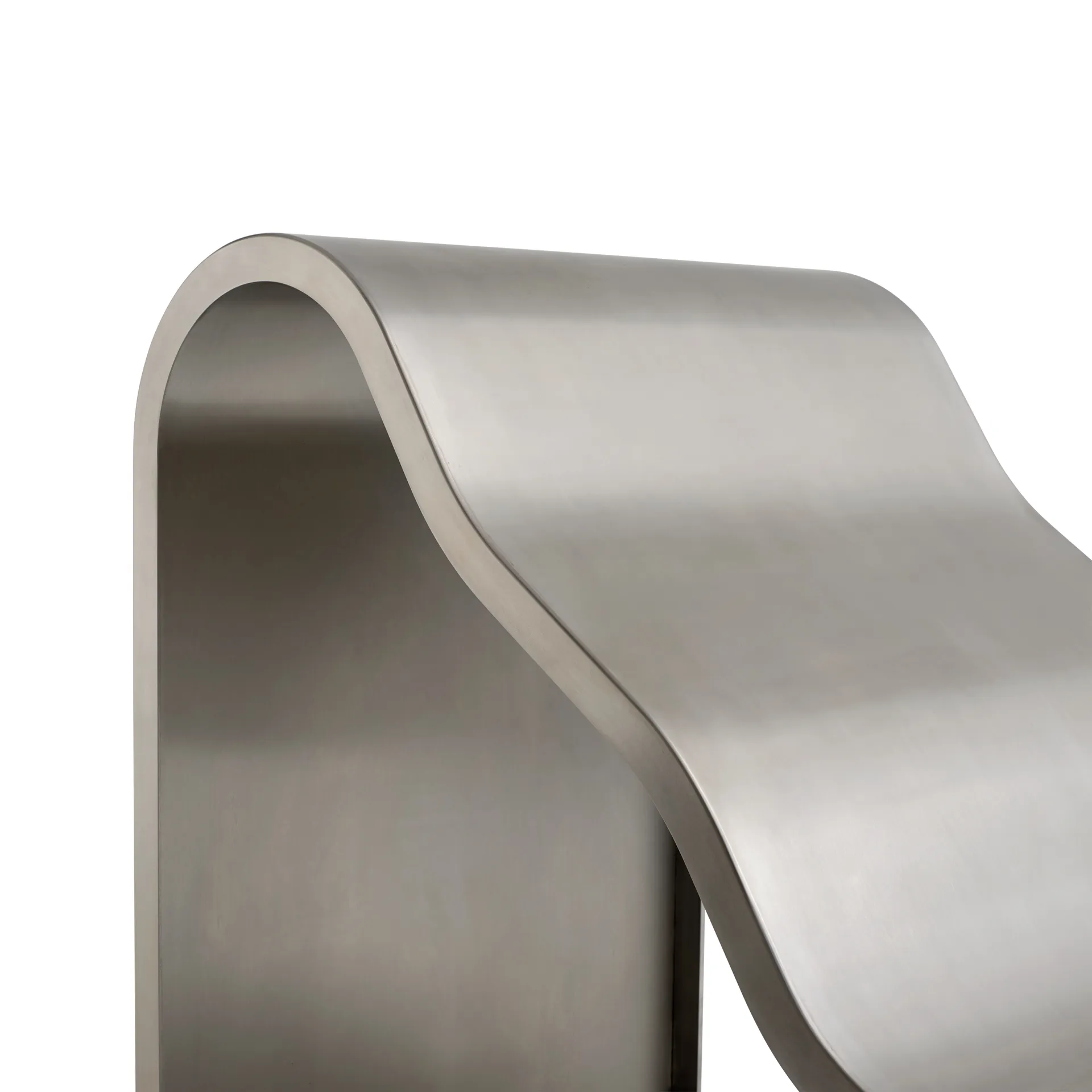 Dream View panca, Acciaio spazzolato, 60 cm Muuto