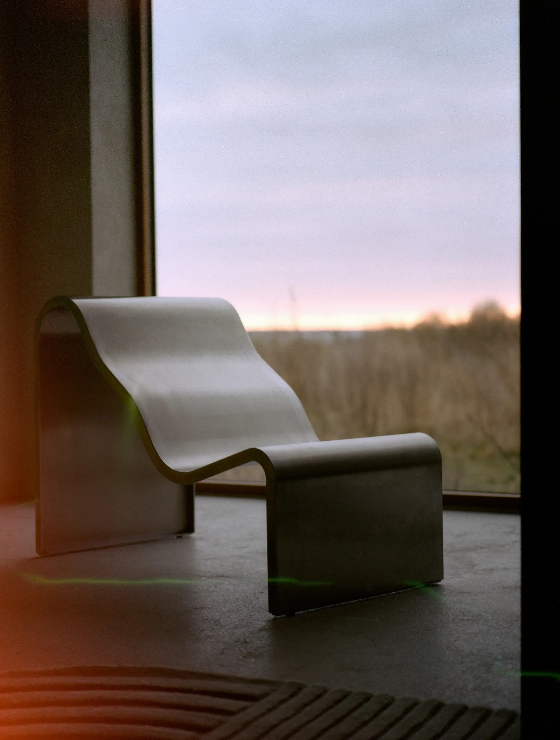 Dream View panca, Acciaio spazzolato, 60 cm Muuto