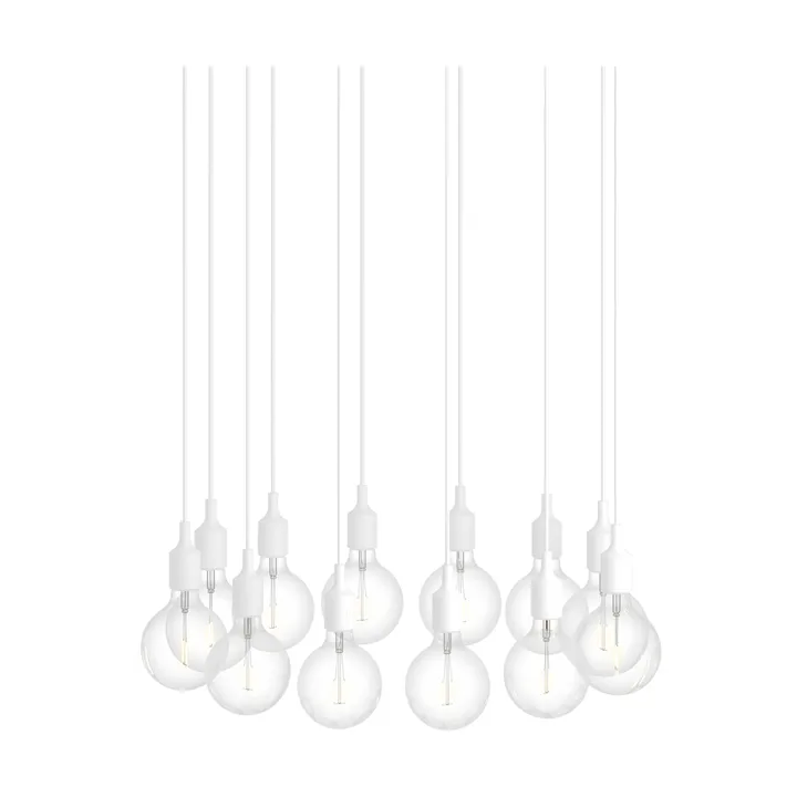 E27 Pendant Cluster 12 lampadario - Bianco - Muuto