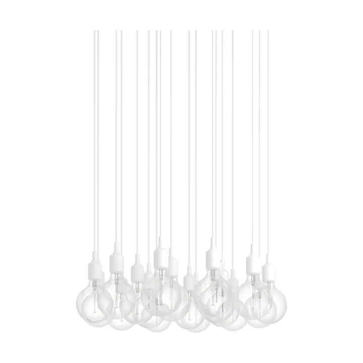 E27 Pendant Cluster 18 sospensione - Bianco - Muuto