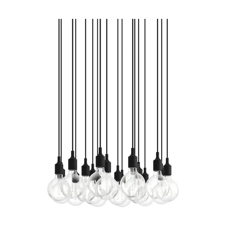 E27 Pendant Cluster 18 sospensione - Black - Muuto