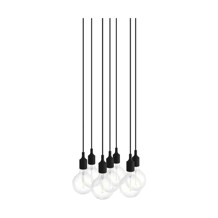 E27 Pendant Cluster 7 lampadario - Black - Muuto