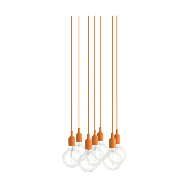 E27 Pendant Cluster 7 lampadario - Light orange - Muuto