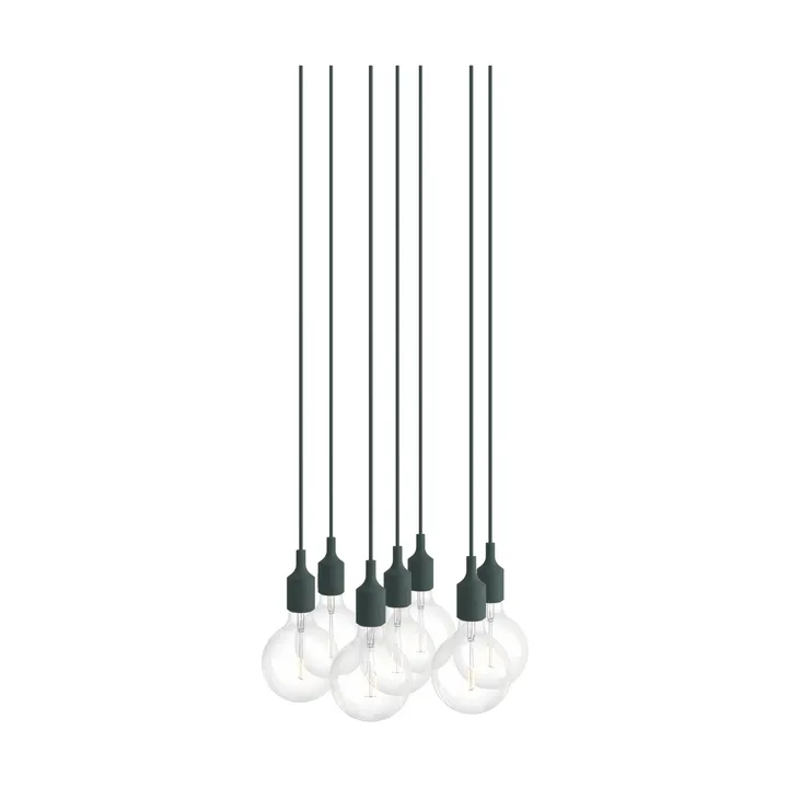 E27 Pendant Cluster 7 lampadario - Verde scuro - Muuto