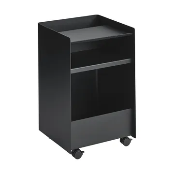 Folded Trolley carrello aperto - Black, 37,4x61,5x37,2 cm - Muuto