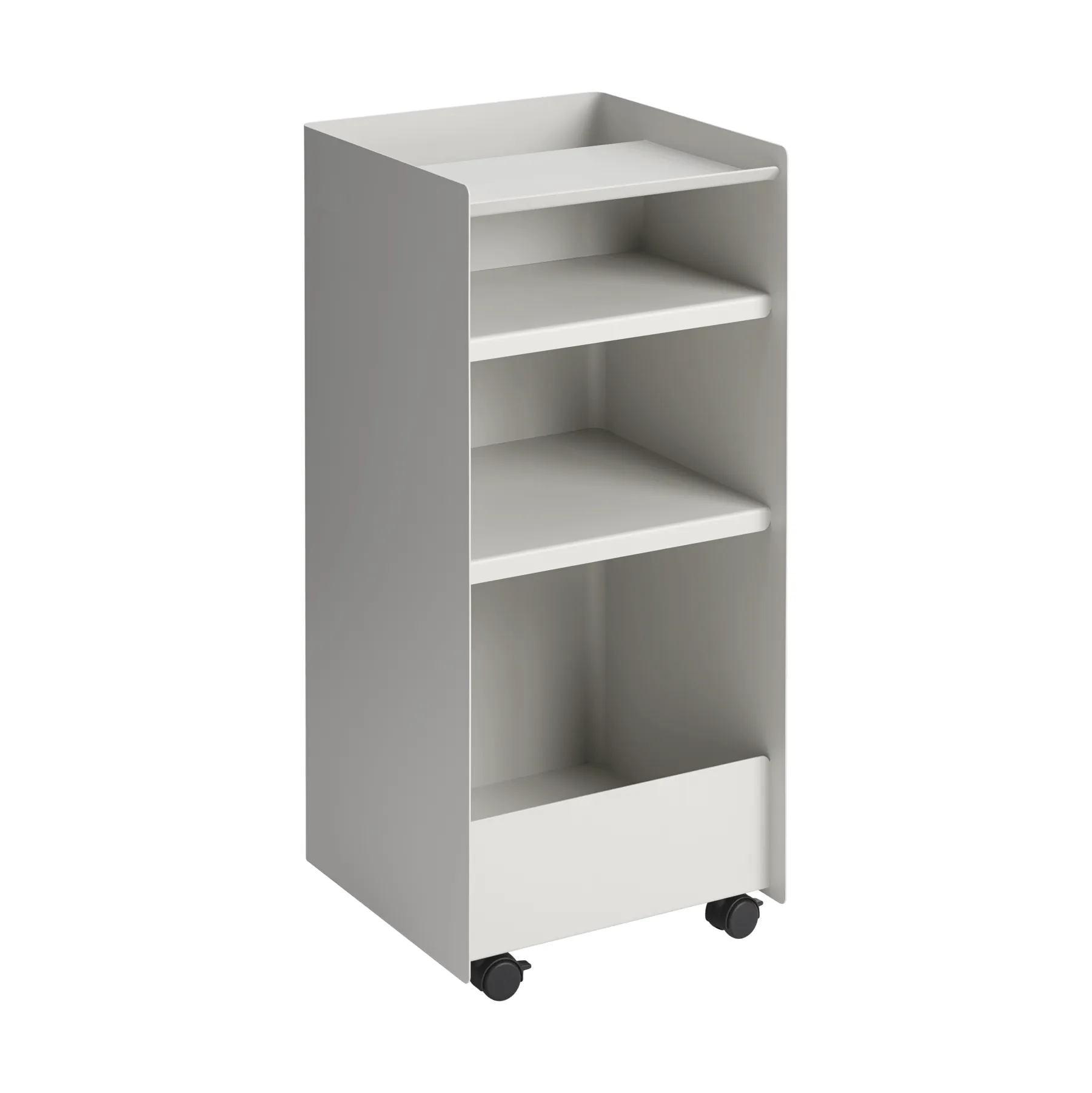 Folded Trolley carrello aperto, Grey, 37,4x38,7x37,2 cm Muuto