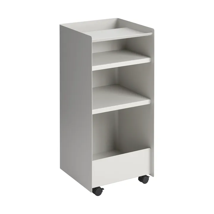 Folded Trolley carrello aperto - Grey, 37,4x38,7x37,2 cm - Muuto