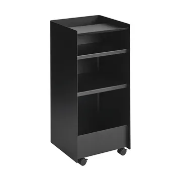 Folded Trolley carrello aperto - Nero, 37,4x38,7x37,2 cm - Muuto