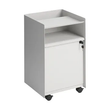 Folded Trolley carrello con armadietto - Grey - Muuto