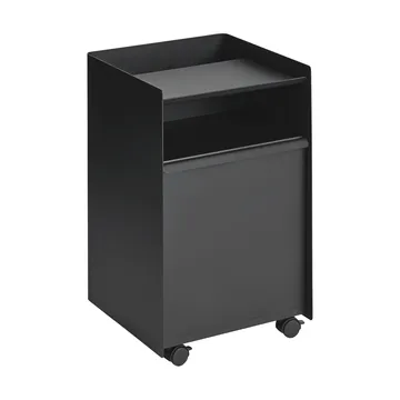 Folded Trolley carrello con cassetto - Black - Muuto