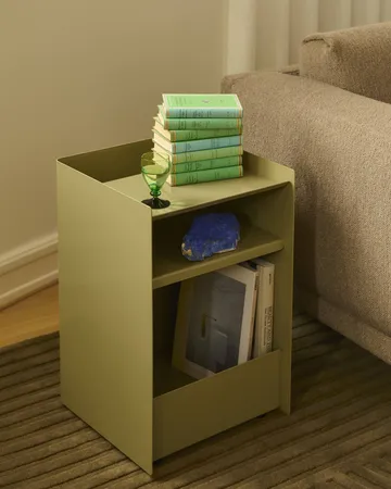 Folded Trolley carrello con cassetto - Black - Muuto